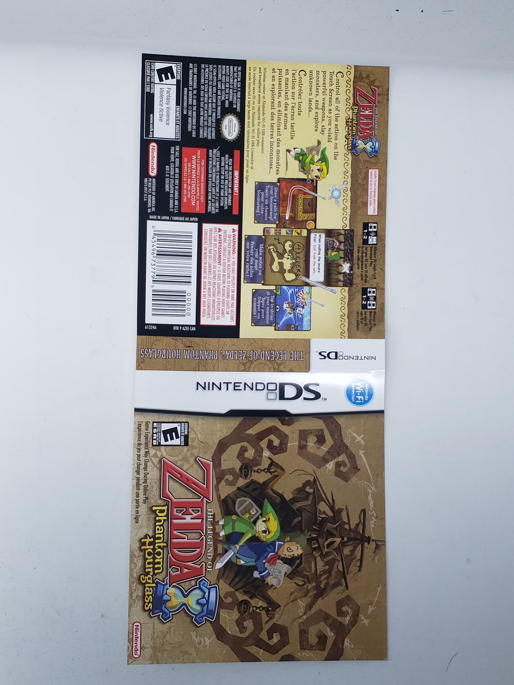 Zelda Phantom Hourglass [Couverture] - Nintendo DS