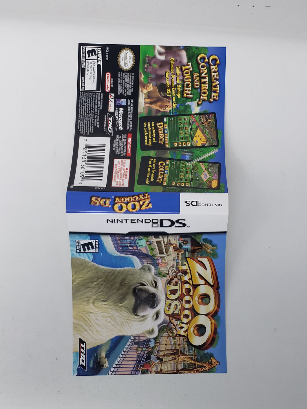 Zoo Tycoon DS [Couverture] - Nintendo DS