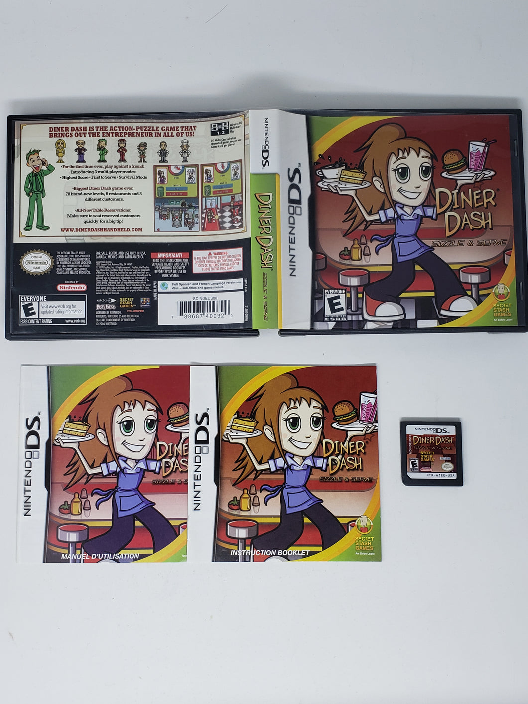Diner Dash Sizzle and Serve - Nintendo DS