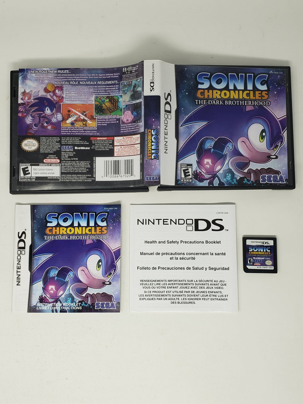 DS - Sonic Chronicles La Confrérie noire [cib]