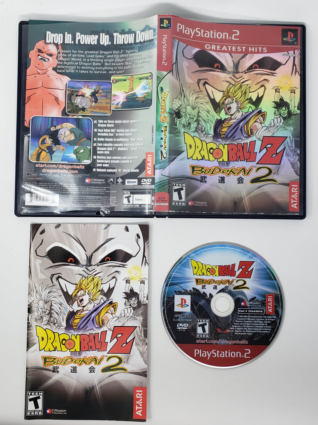 Dragon Ball Z Budokai 2 [Greatest Hits] - Sony Playstation 2 | PS2