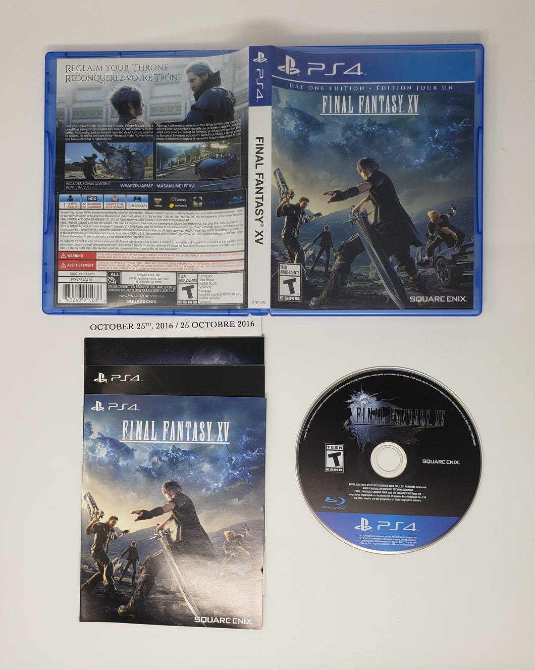 Final Fantasy XV - Sony Playstation 4 | PS4