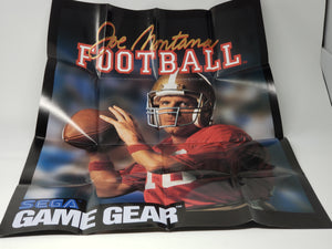 Joe Nontana Football [Poster] - Sega GameGear