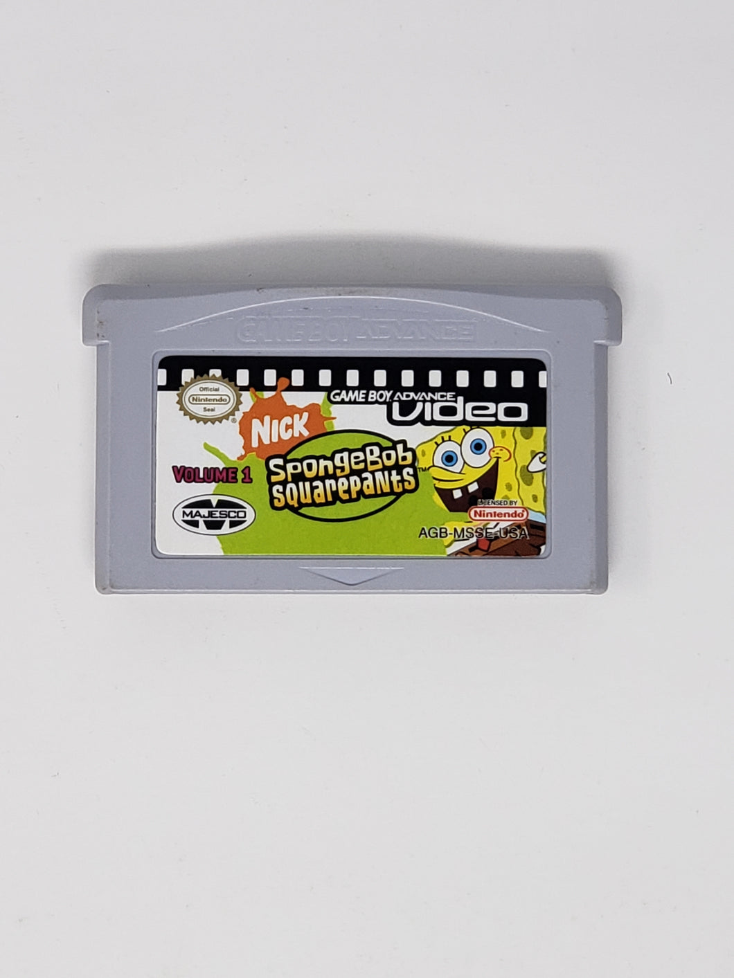 GBA Video SpongeBob SquarePants Volume 1 - Nintendo Gameboy Advance | GBA