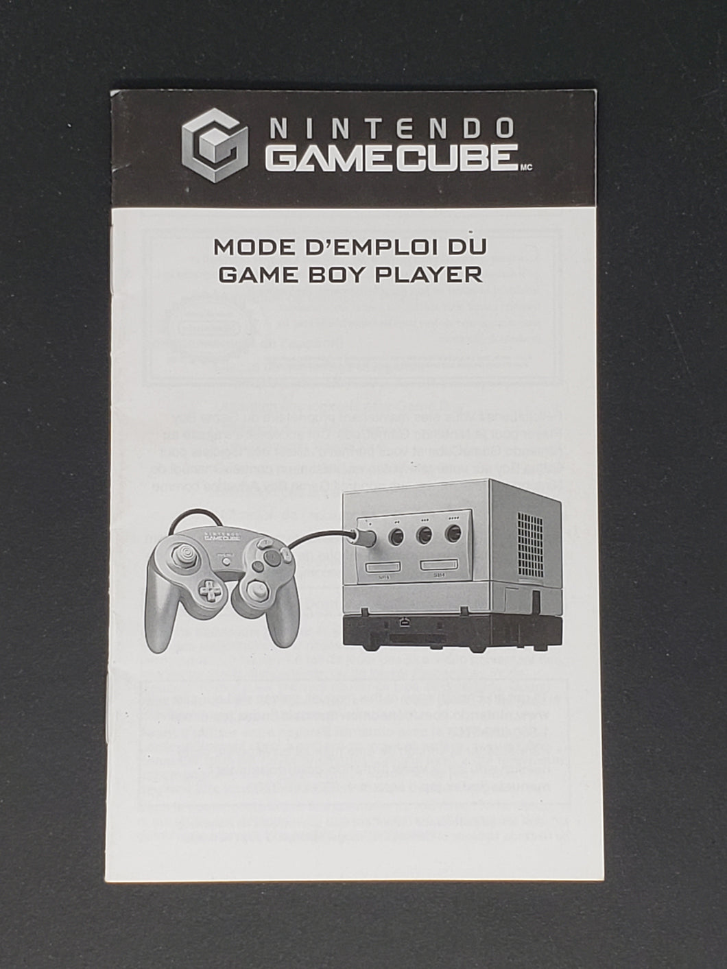 Gameboy Player [Manual] - Nintendo GameCube