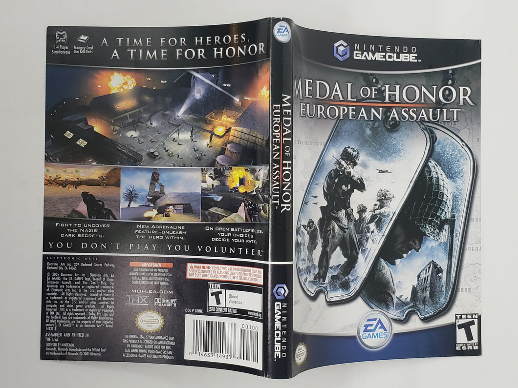 Medal of Honor European Assault [Couverture] - Nintendo GameCube