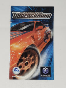 Need for Speed ​​Underground [manuel] - Nintendo GameCube