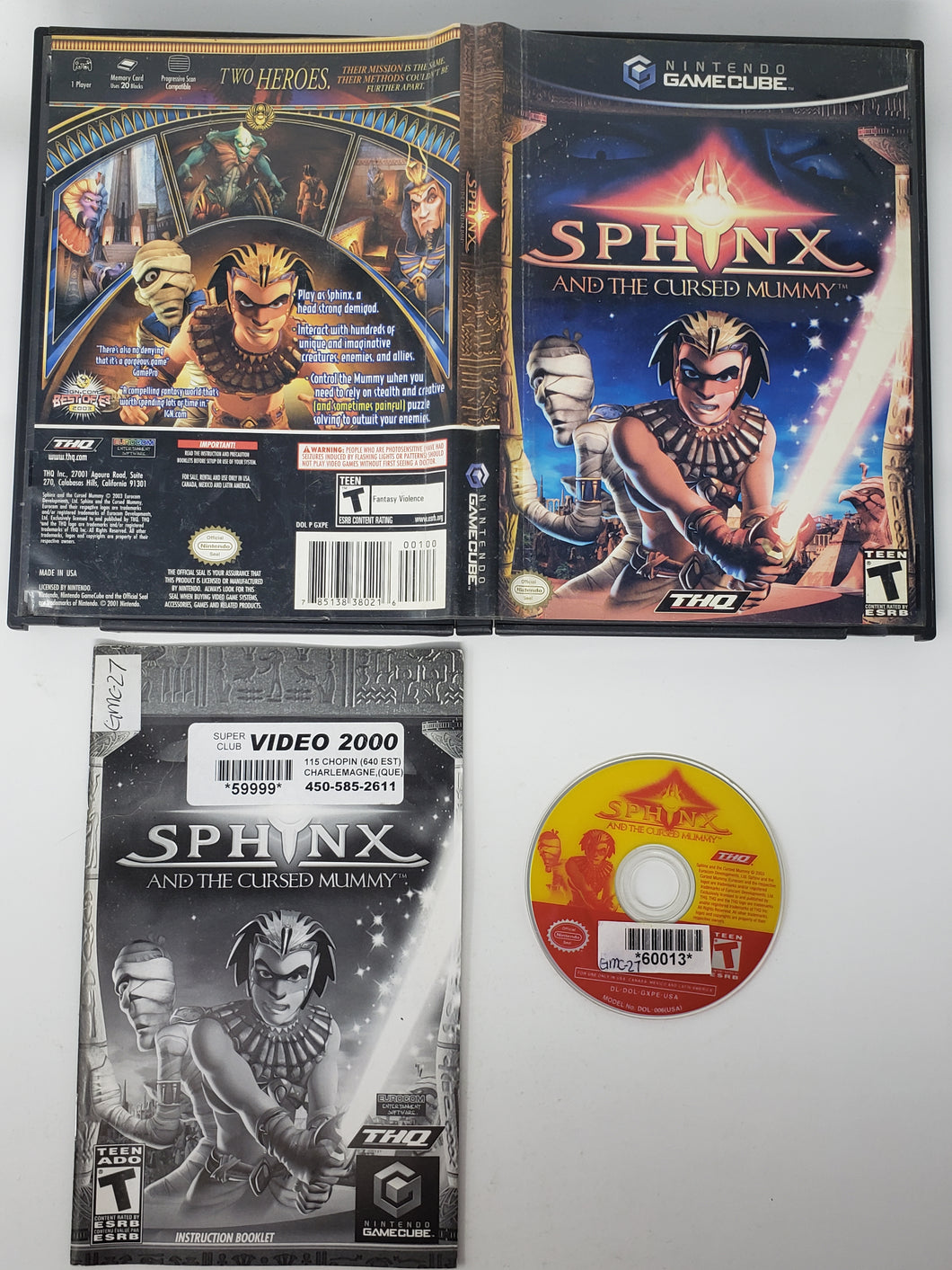 Sphinx and the Cursed Mummy - Nintendo Gamecube