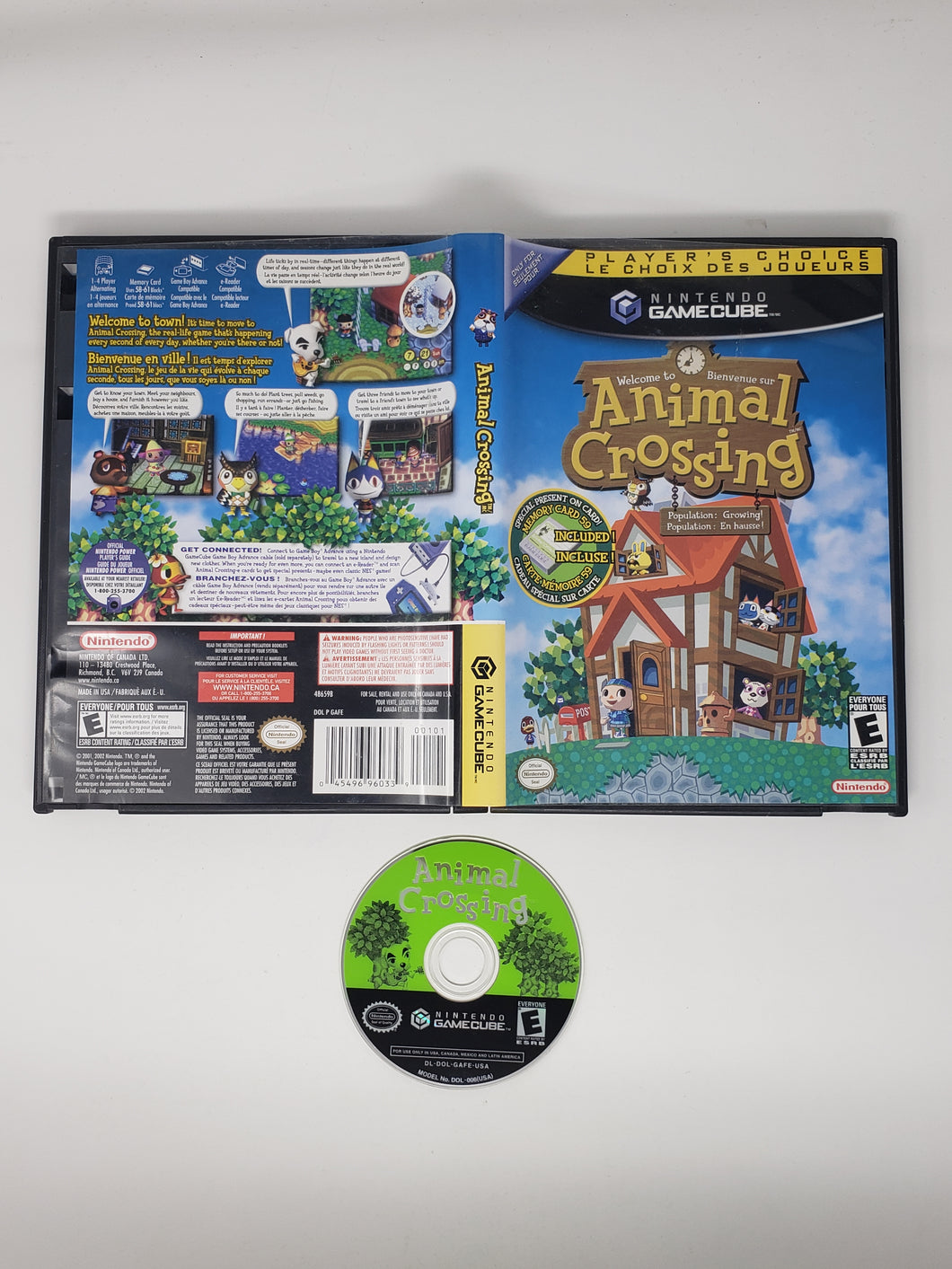 Animal Crossing Players Choice - Nintendo Gamecube