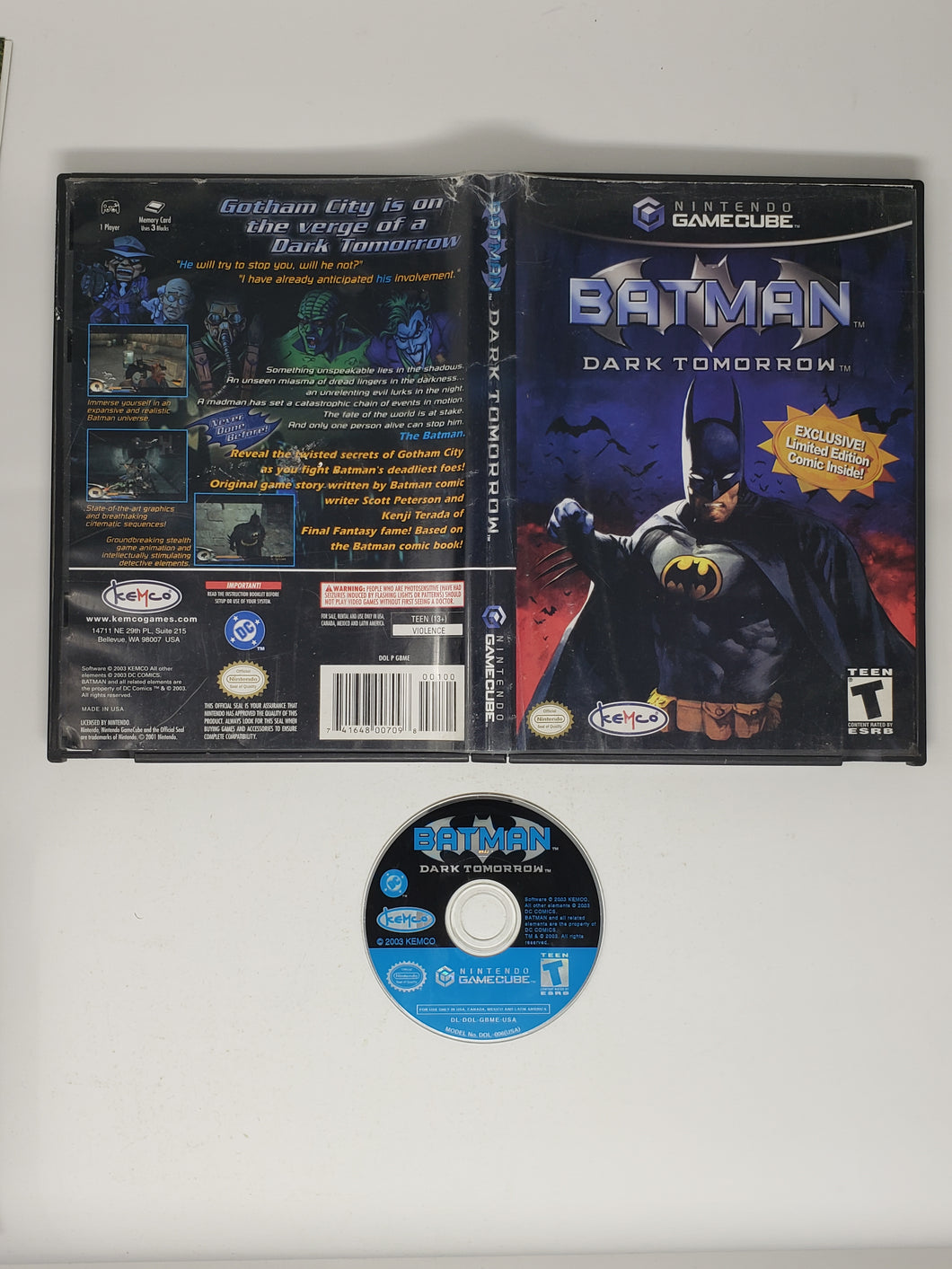 Batman Dark Tomorrow - Nintendo Gamecube