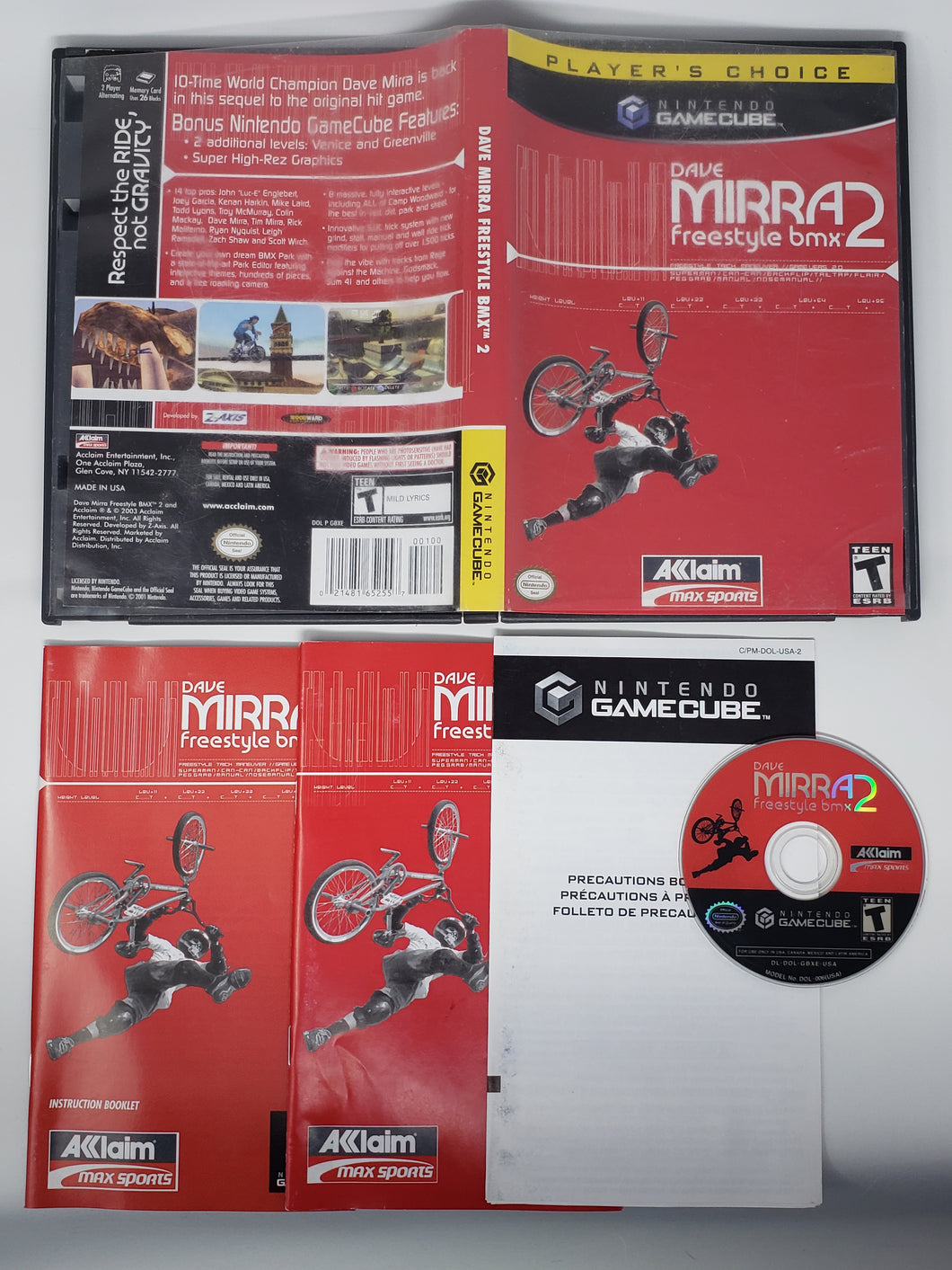 Dave Mirra Freestyle BMX 2 - Nintendo Gamecube