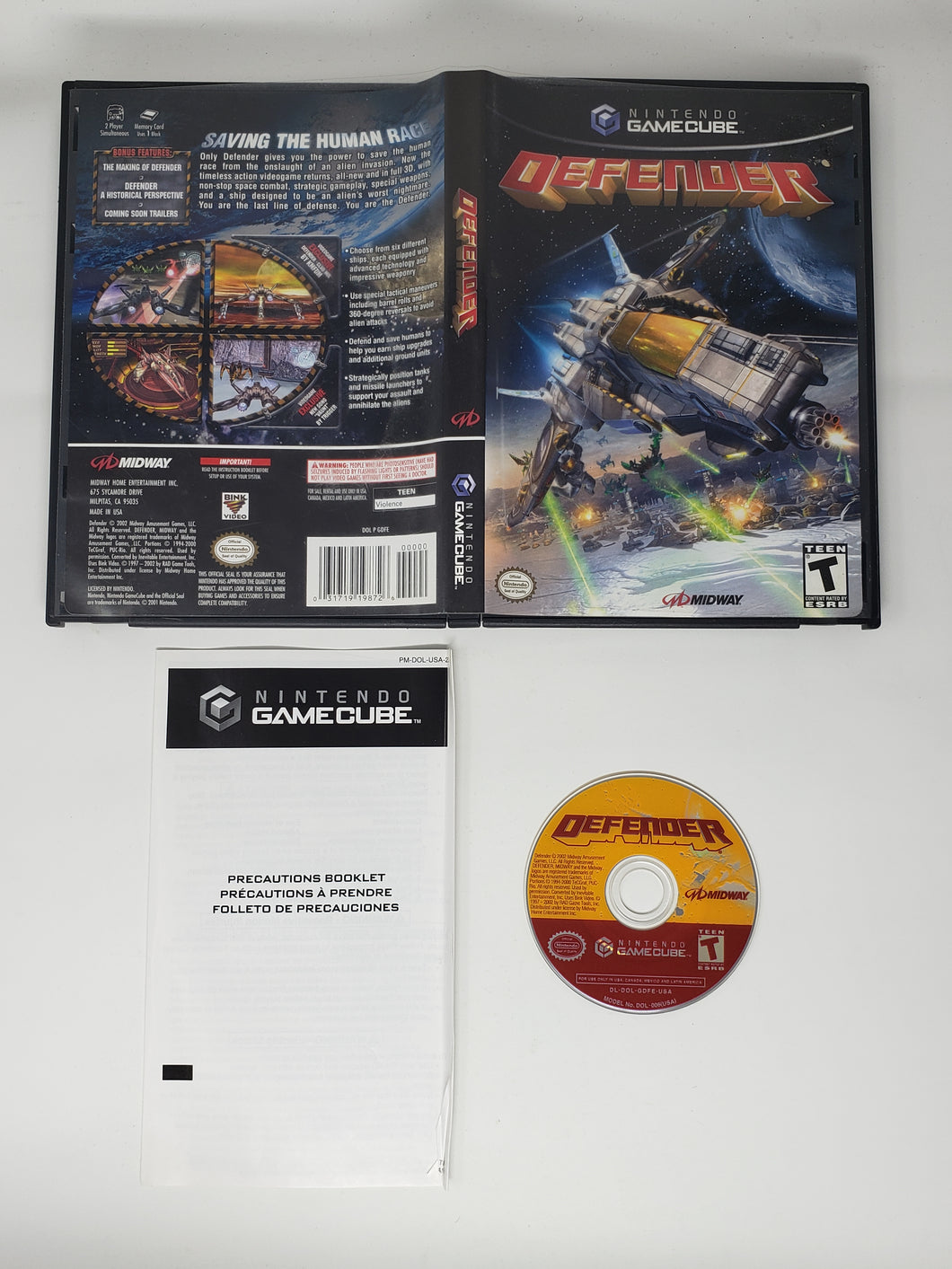 Defender - Nintendo Gamecube