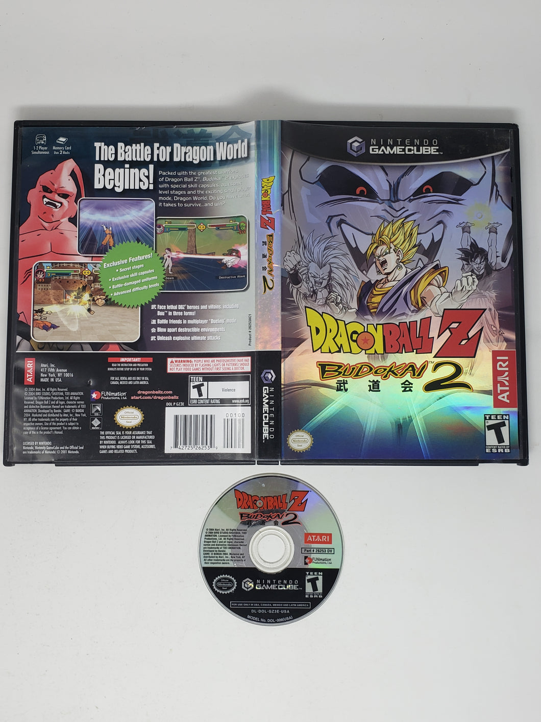 Dragon Ball Z Budokai 2 - Nintendo Gamecube