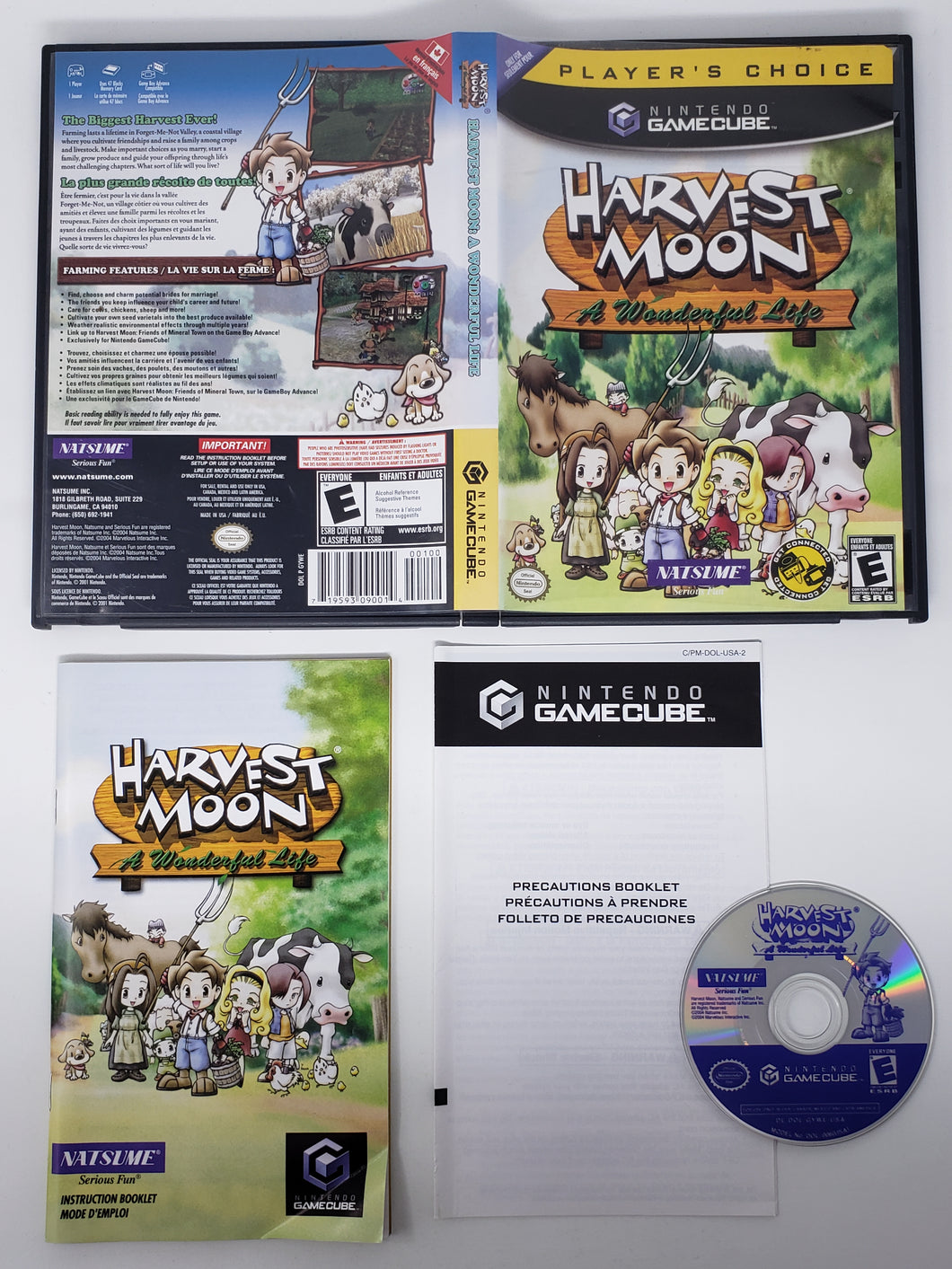 Harvest Moon A Wonderful Life [Players Choice] - Nintendo GameCube