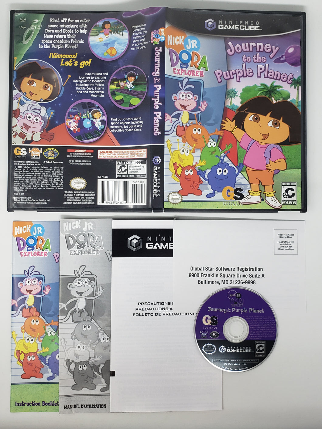 Dora the Explorer Journey to the Purple Planet - Nintendo Gamecube