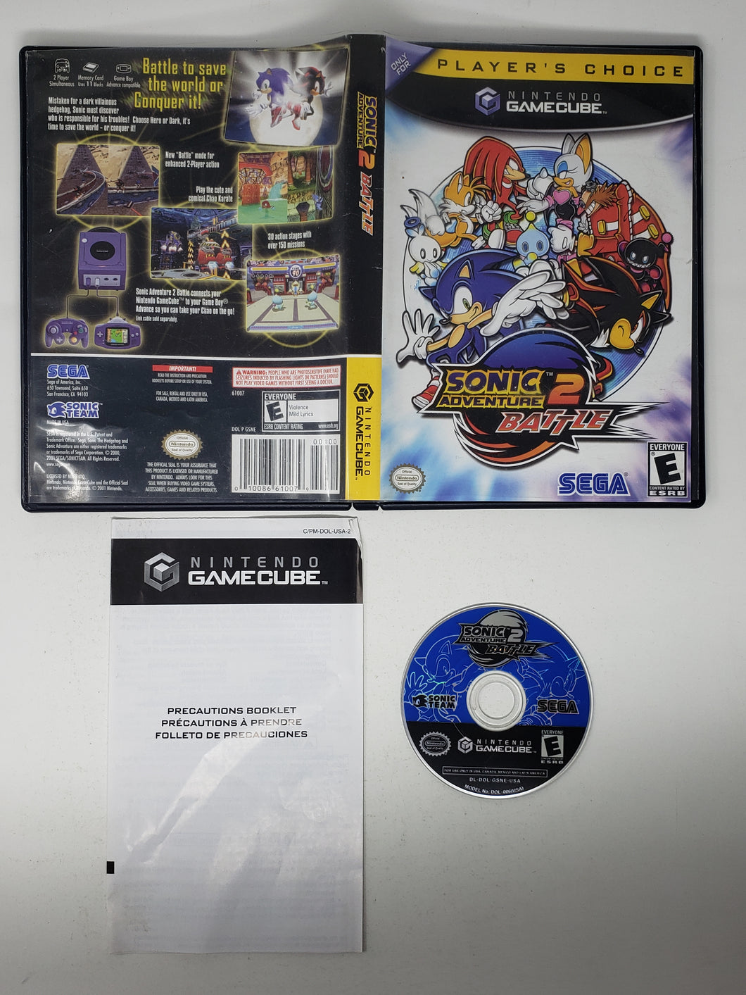 Sonic Adventure 2 Battle - Nintendo Gamecube