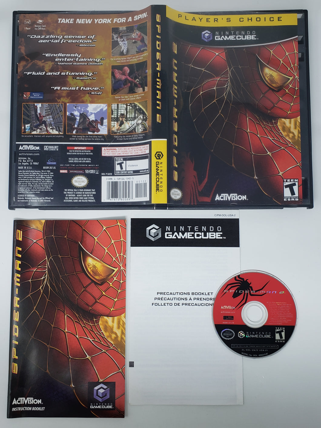 Spiderman 2 [Players Choice] - Nintendo GameCube