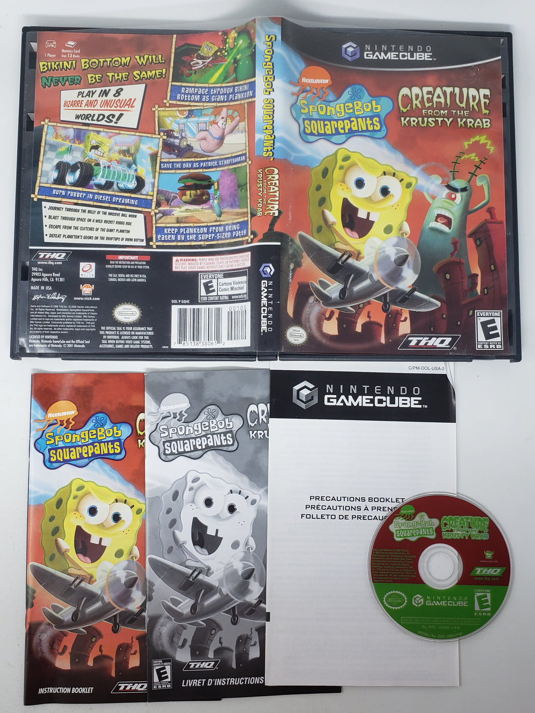 SpongeBob SquarePants Creature from Krusty Krab - Nintendo Gamecube