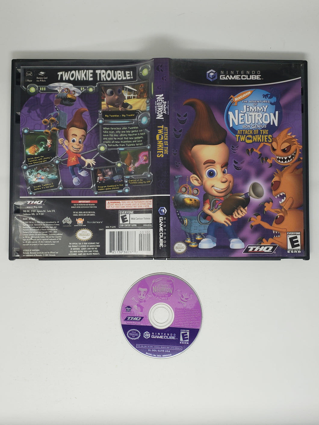 Jimmy Neutron Attack of the Twonkies - Nintendo Gamecube
