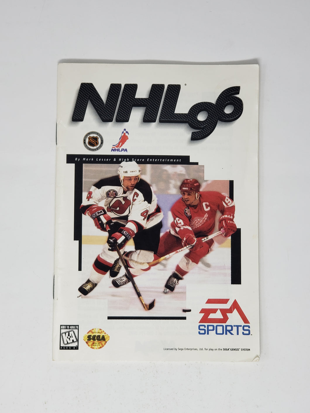 NHL 96 [manual] - Sega Genesis