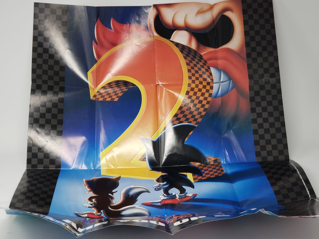 Sonic Hedgehog 2 [Poster] - Sega Genesis