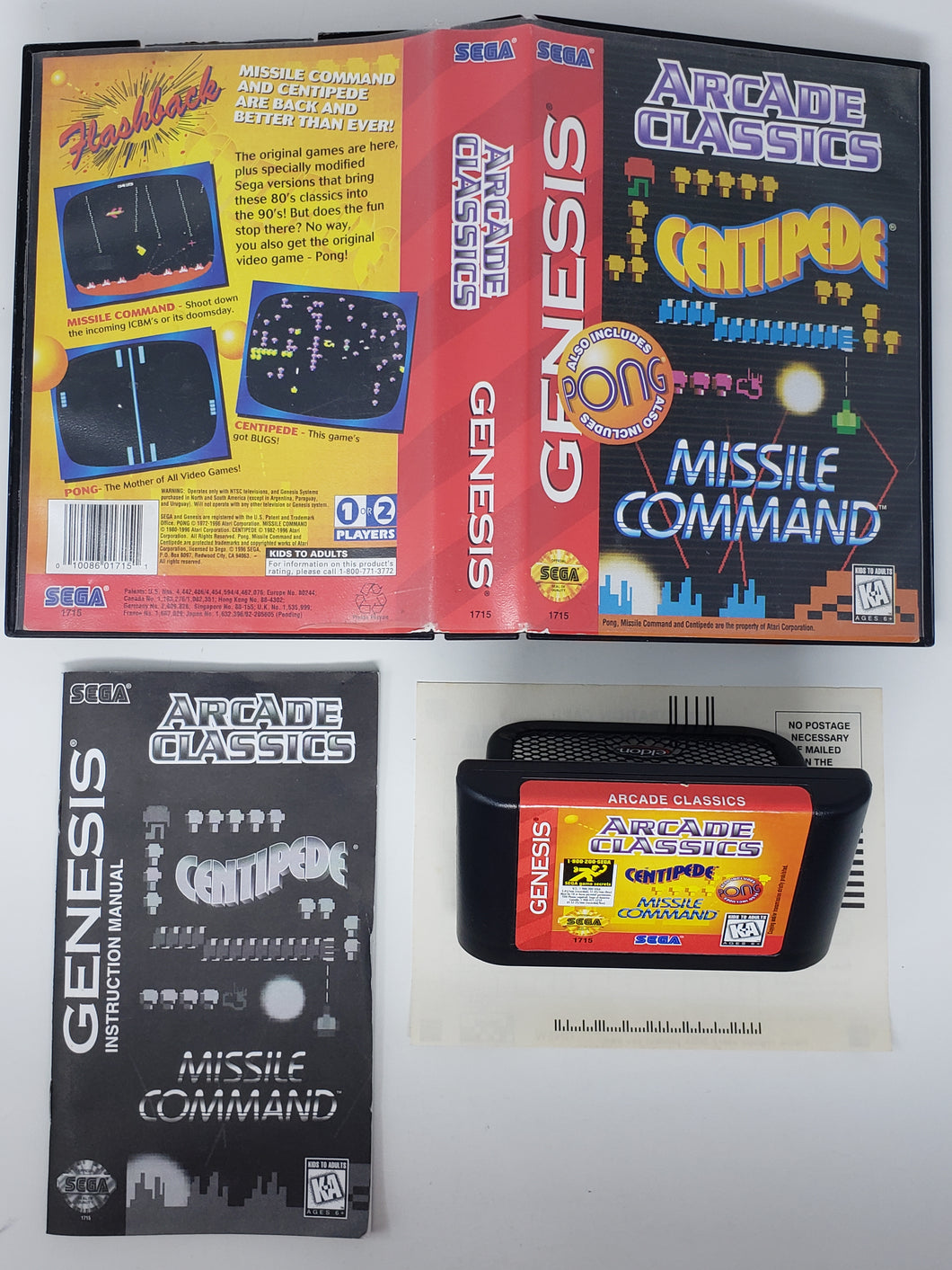 Arcade Classics - Sega Genesis