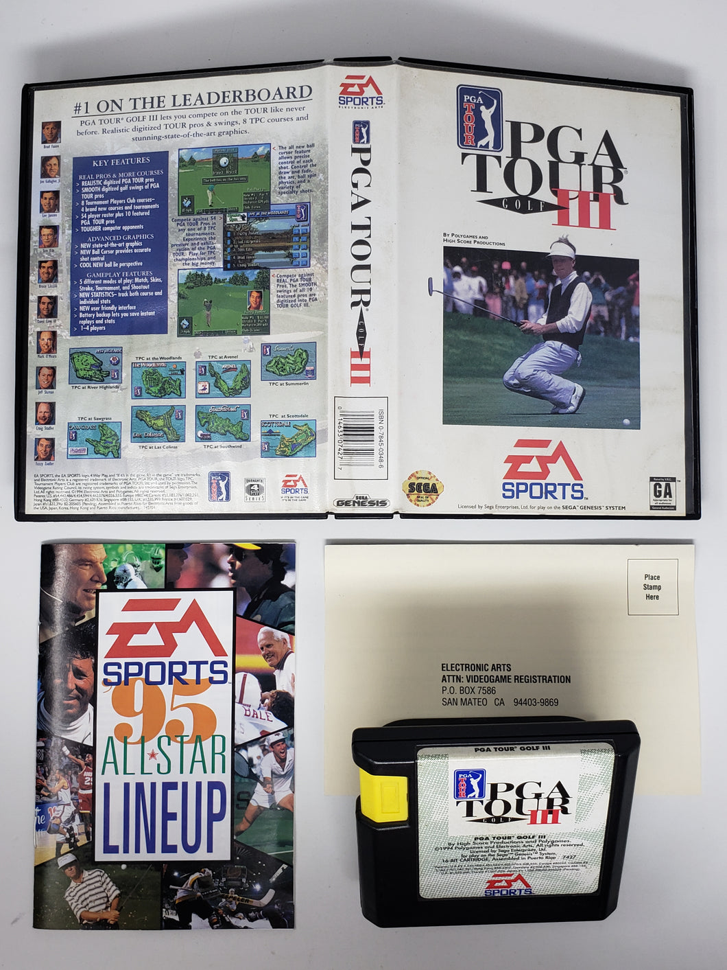 PGA Tour Golf 3 - Sega Genesis