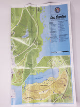Load image into Gallery viewer, Grand Theft Auto V Los Santos MAP / Poster - Microsoft Xbox 360
