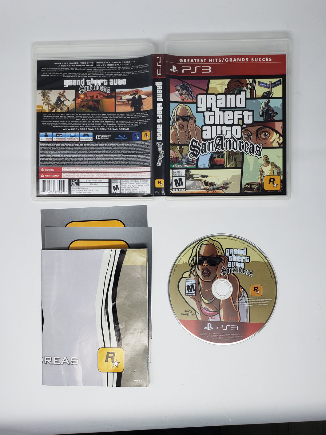 Grand Theft Auto San Andreas [Greatest Hits] - Sony Playstation 3 | PS3
