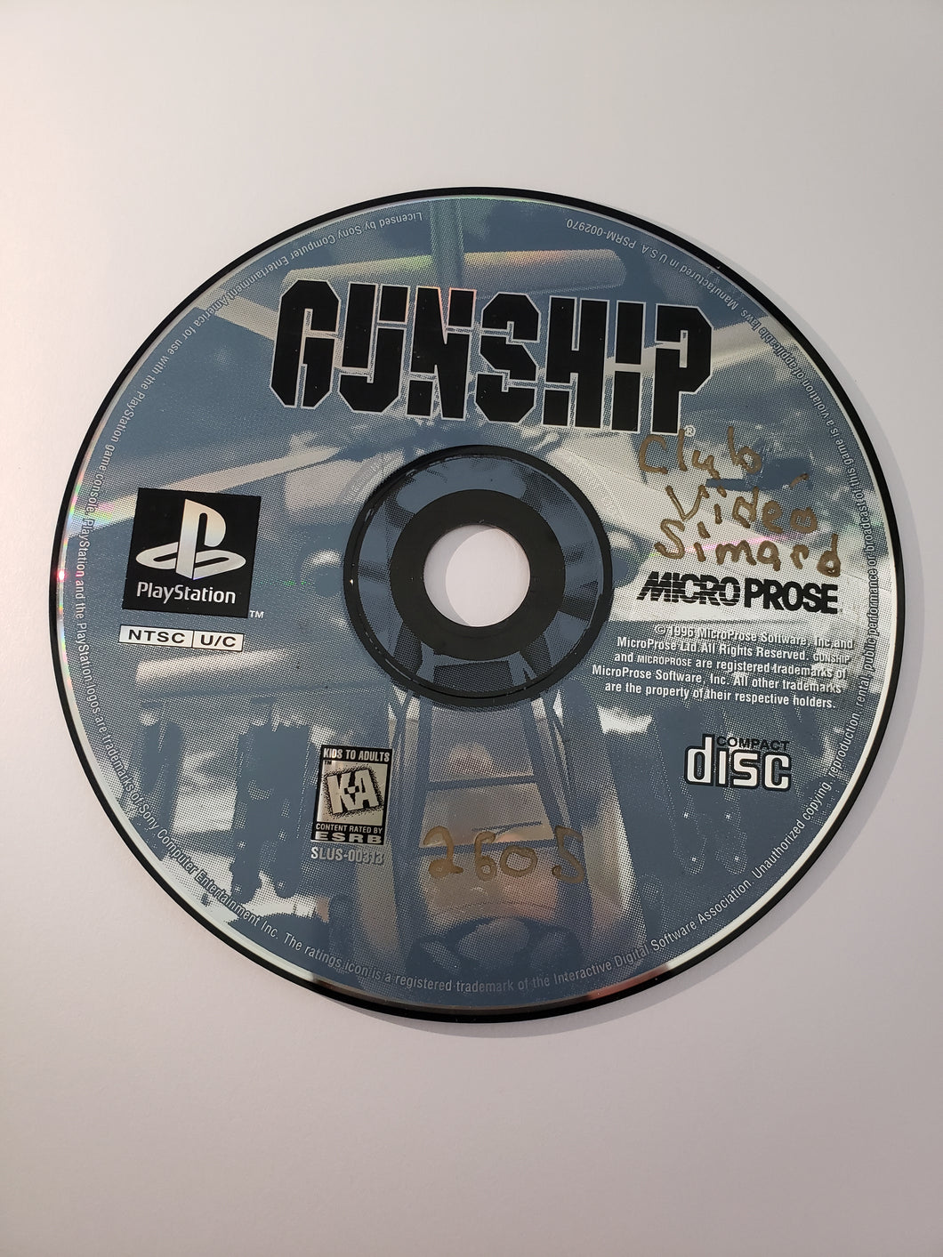 Gunship - Sony Playstation 1 | PS1
