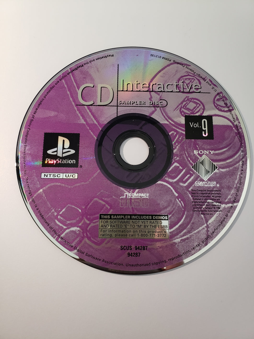 Interactive Sample Disc CD Volume 9- Sony Playstation 1 | PS1