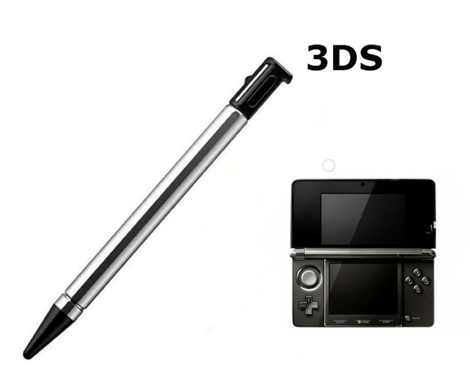 METAL RETRACTABLE TOUCH SCREEN STYLUS PEN FOR NINTENDO 3DS CONSOLE