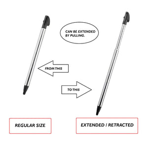 STYLET ÉCRAN TACTILE RÉTRACTABLE EN MÉTAL POUR CONSOLE NINTENDO 3DS XL
