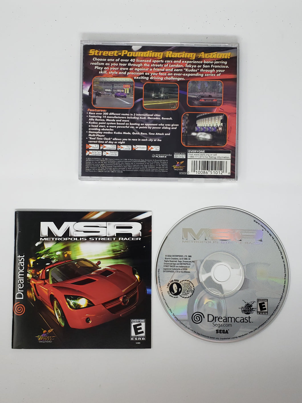 Metropolis Street Racer - Sega Dreamcast