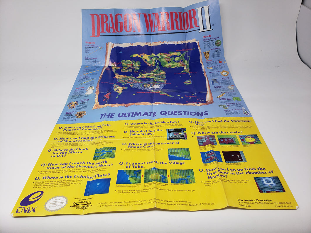 Dragon Warrior II [Poster] - Nintendo NES