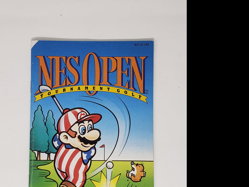 NES Open Tournament Golf [manuel] - Nintendo NES