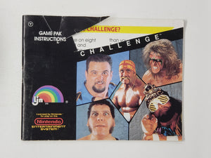 WWF Wrestlemania Challenge [manuel] - Nintendo | NES