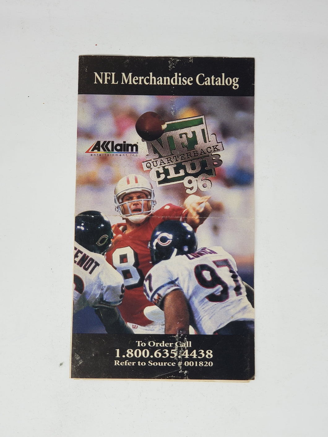NFL Merchandise Catalog Quarterback Club Registration Card [Insert] - Sega