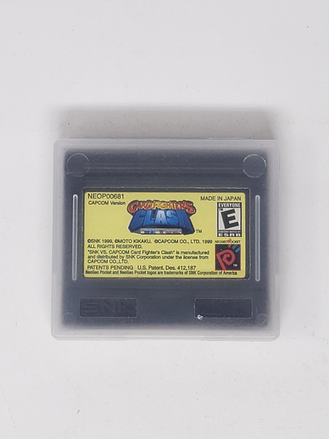 Card Fighters Clash - SNK vs Capcom - Capcom Version -  Neo Geo Pocket Color