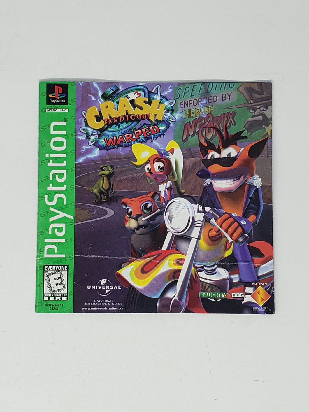 Crash Bandicoot Warped [Grands succès] [manuel] - Sony Playstation 1 | PS1