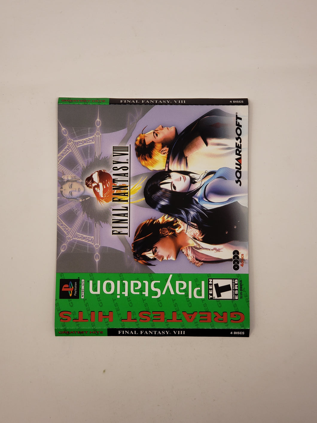 Final Fantasy VIII [Front cover art] [Greatest Hits]- Sony Playstation 1 | PS1