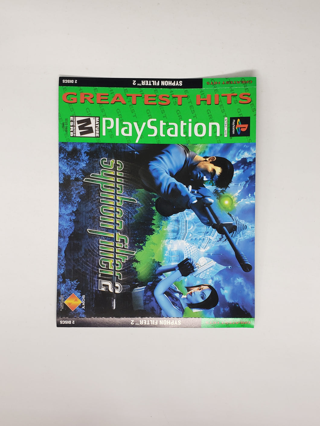 Syphon Filter 3 [Greatest Hits] [Front cover art] - Sony Playstation 1 | PS1