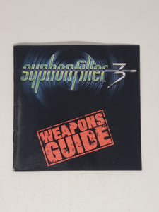 Syphon Filter 3 Weapons Guide [manual] - Sony Playstation 1 | PS1