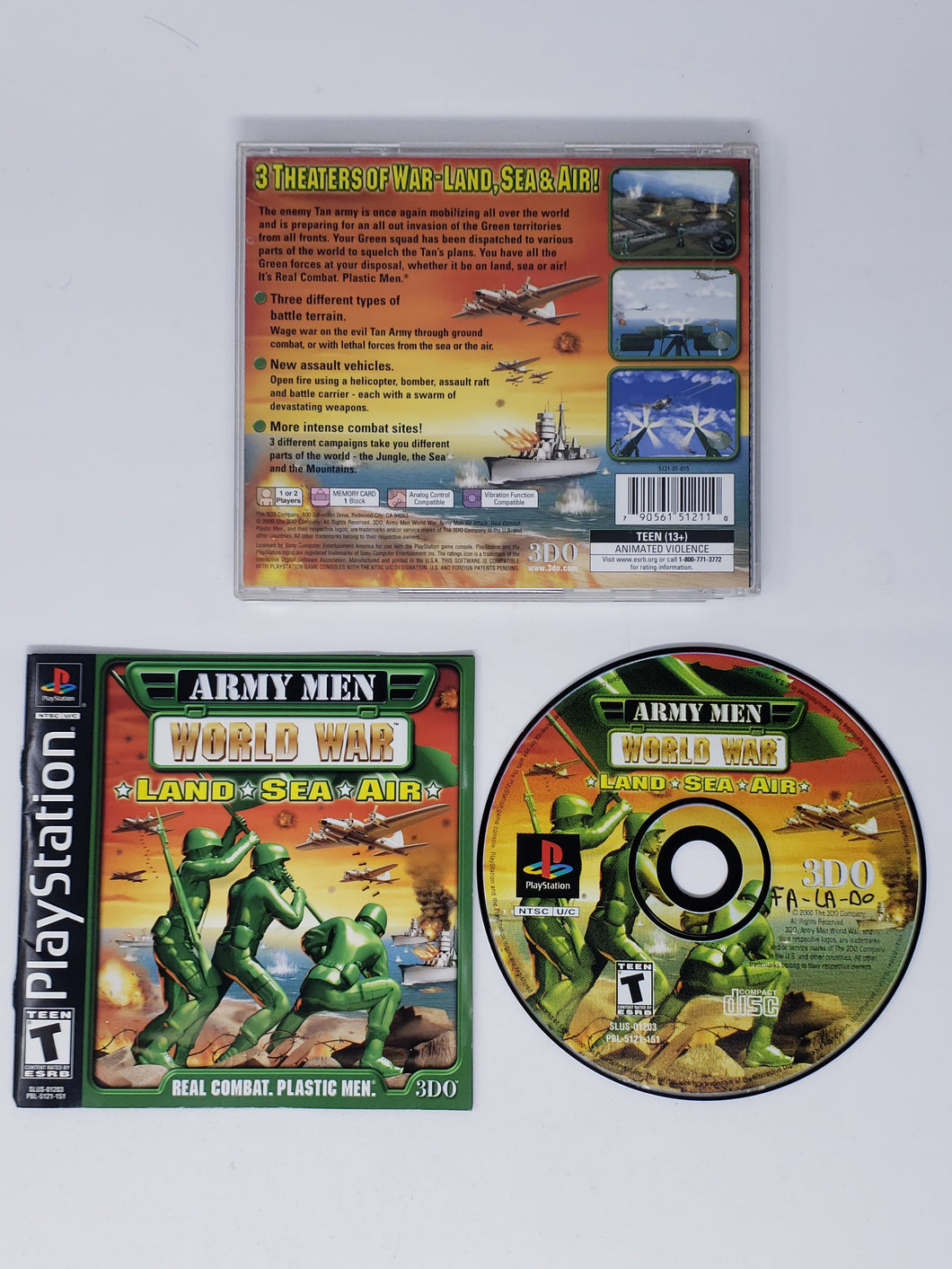 Army Men World War Land Sea Air - Sony Playstation 1 | PS1