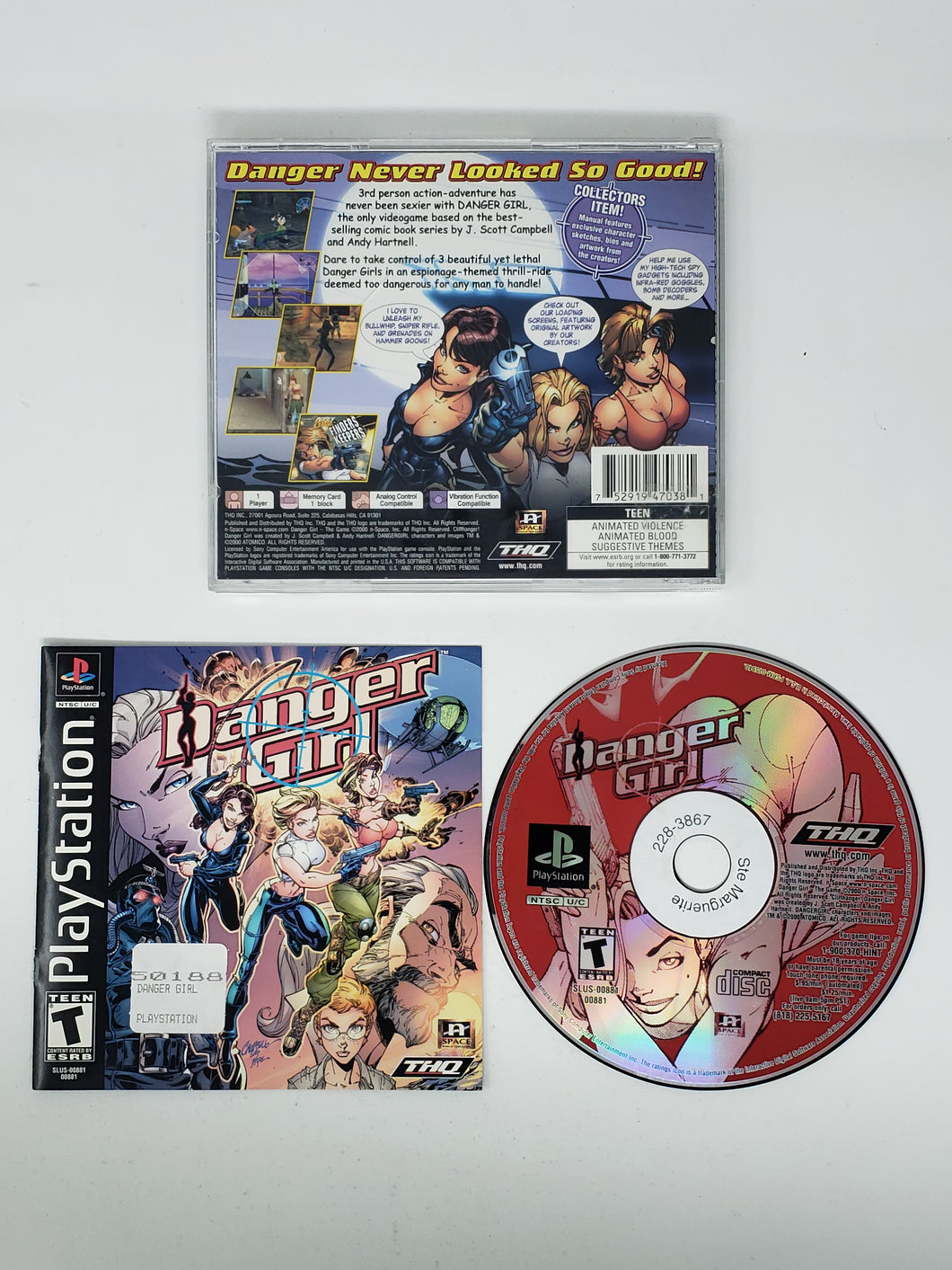 Danger Girl - Sony Playstation 1 | PS1