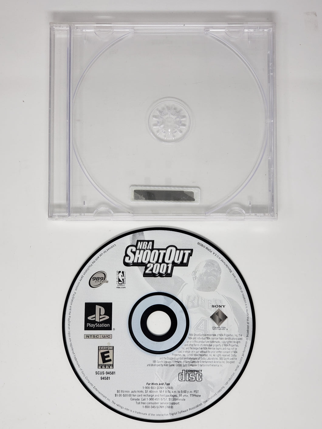 NBA ShootOut 2001 - Sony Playstation 1 | PS1