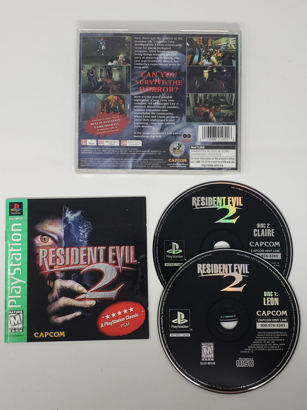 Resident Evil 2 [Greatest Hits] - Sony Playstation 1 | PS1