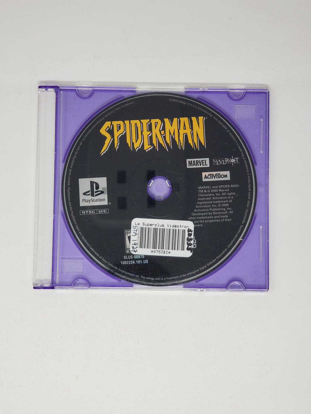 Spiderman - Sony Playstation 1 | PS1