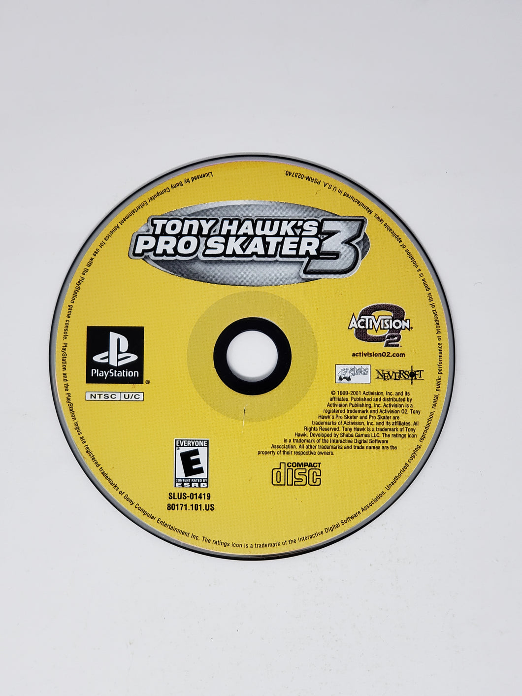Tony Hawk 3 - Sony Playstation 1 | PS1