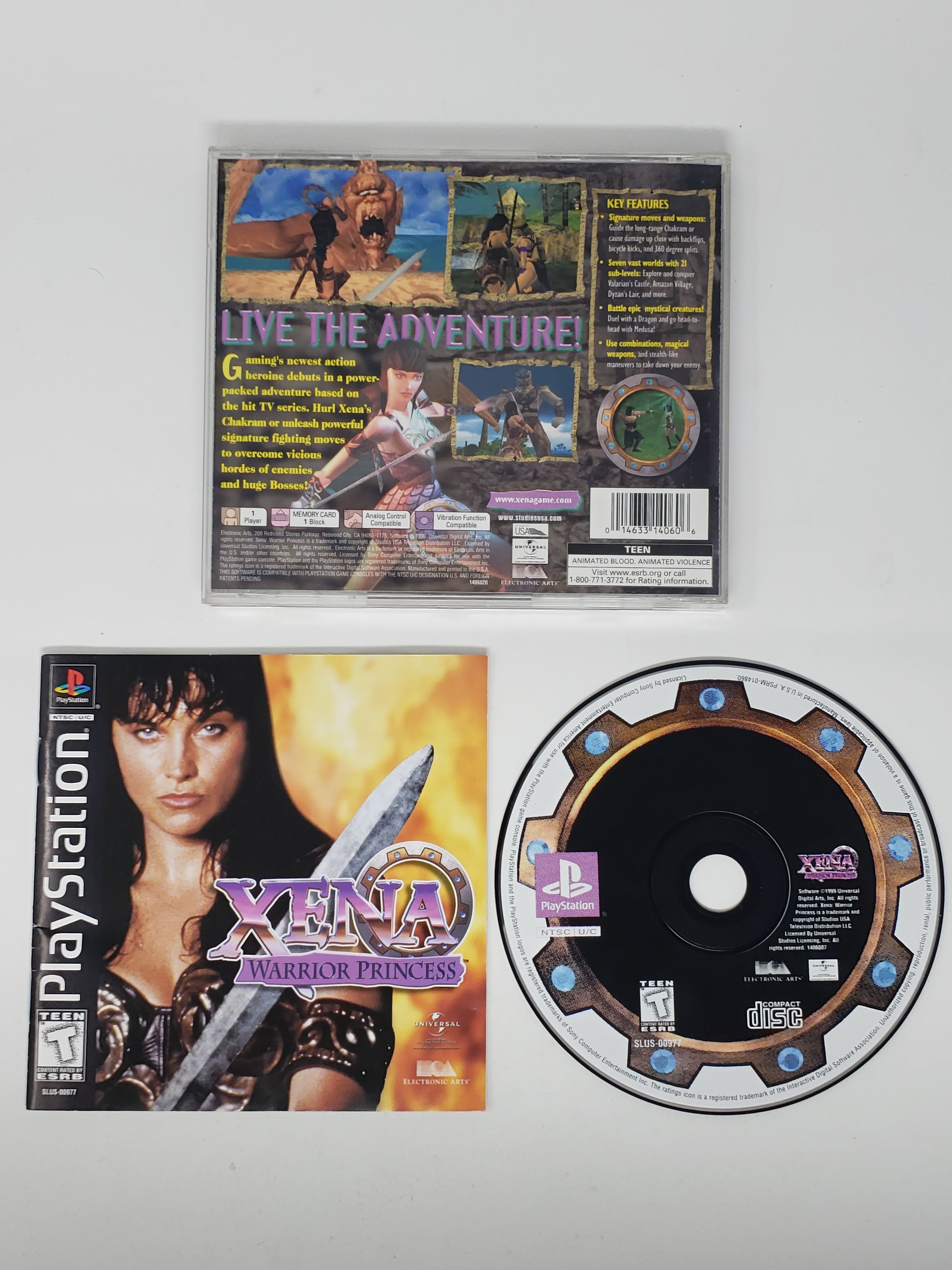 XENA WARRIOR PRINCESS 北米版　PlayStation PS1_Xena_Warrior_Princess_3024